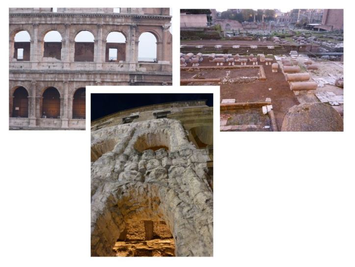 Diverse känd romersk sten