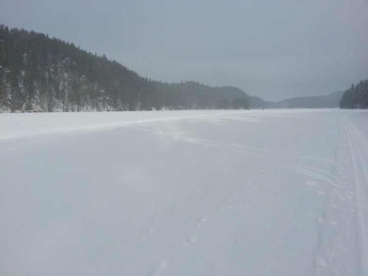 Inte en människa på hela Lutvann...